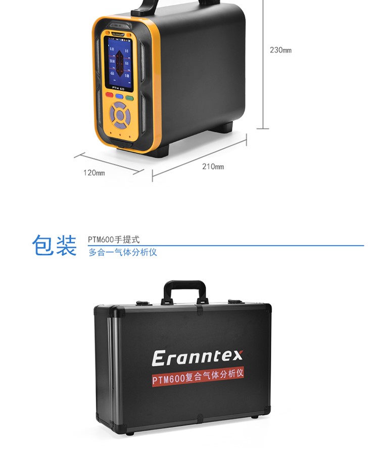 PTM600手提式複（fù）合型氣體分析儀